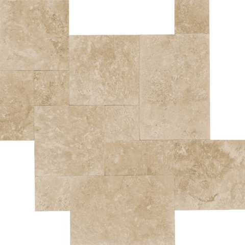 Bedrosians Travertine Pattern 1/2" Brushed 8"x8" - 8"x16" - 16"x16" - 16"x24" Durango