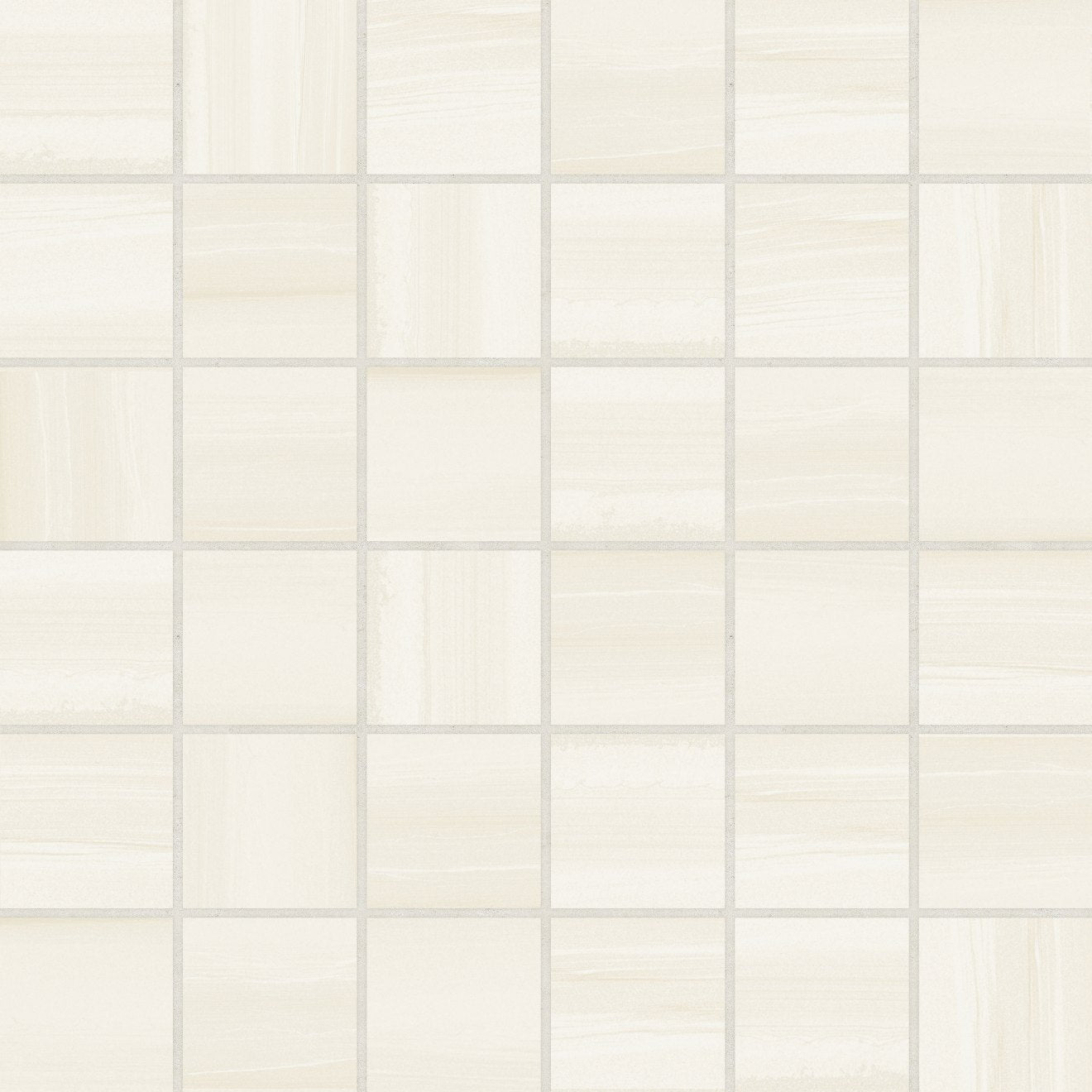 Bedrosians Linear Stone 12" X 12" Mosaic 2" x 2" Beige