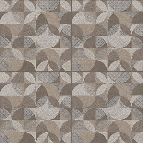 Marazzi Fondamenta 24" X 24" Dark Grey Deco