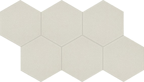 Marazzi Inyo 8" Hexagon Microban Crema