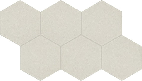 Marazzi Inyo 8" Hexagon Microban Crema